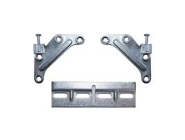 Cabide ajustável (direita + esquerda). Cabide multiusos para pendurar móveis ou espelhos - Inclui placa de montagem na parede