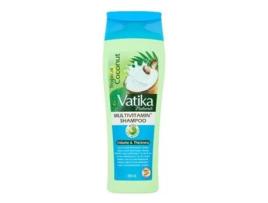 Champô Multivitamínico de Coco Tropical VATIKA 400 ml