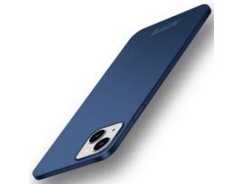 Capa para iPhone 14 Plus PINWUYO Pele Sintética Magnética Azul