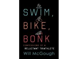 Livro swim, bike, bonk de will mcgough (inglês)