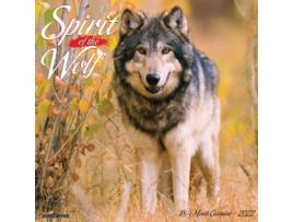 Livro spirit of the wolf 2022 wall calendar (wolves) de willow creek press (inglês)