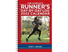 Livro the complete runner's day-by-day log 2022 planner calendar de marty jerome (inglês)