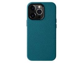 Capa para iPhone 13 Pro MELKCO Pele Sintética Azul