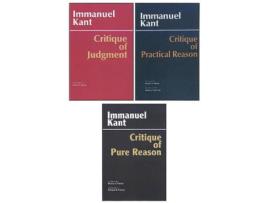 Livro three critiques, 3-volume set de immanuel kant (inglês)