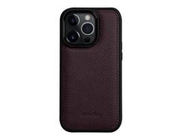 Capa para iPhone 14 Pro Max MELKCO Pele Sintética Roxo