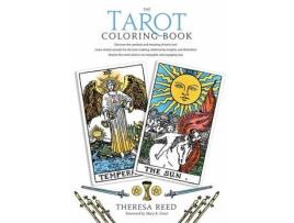 Livro the tarot coloring book de theresa reed (inglês)