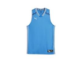 Camisola de Mulher para Basquetebol PUMA Hoops Team Game Azul (XS)