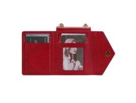 Capa para Samsung Galaxy Z Flip 3 5G N.BEKUS com Porta-Cartões Vermelho