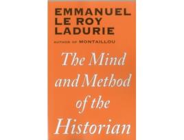 Livro mind and method of the historian de emmanuel le roy ladurie (inglês)