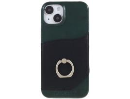 Capa para iPhone 14 Plus FIERRE SHANN Pele Sintética Verde