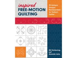Livro inspired free-motion quilting de bill volckening,amanda leins (inglês)