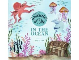 Livro watercolor with me de dana fox (inglês)