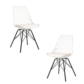 Presentes Miguel - Pack 2 Cadeiras Iron Mima - Branco