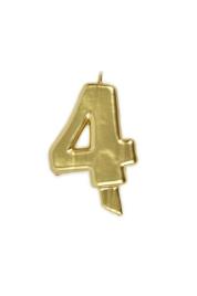 Vela 9,5cm nº 4 - Ouro