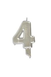 Vela 9,5cm nº 4 - Prata