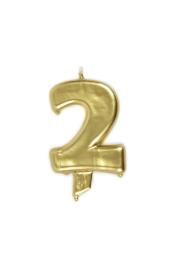 Vela 9,5cm nº 2 - Ouro