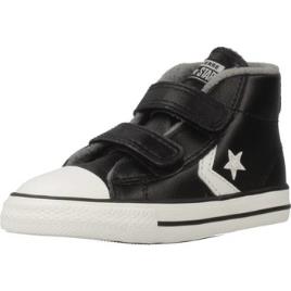 Converse  Sapatilhas de cano-alto STAR PLAYER 2V MID  Preto Disponível em tamanho para rapaz 20,21.Criança > Menino > Sapatos > Tenis  