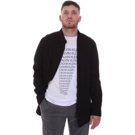 Calvin Klein Jeans  Camisas mangas comprida K10K105993  Preto Disponível em tamanho para homem. EU XXL,EU S,EU XL.Homem > Roupas > Camisas mangas compridas 