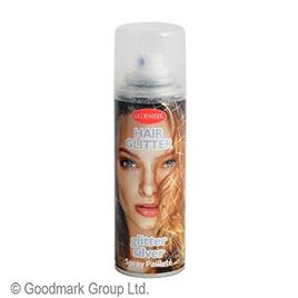 Spray Glitter Prata para Cabelo e Corpo