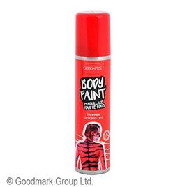 Spray Tinta para Pintura Corporal Vermelho