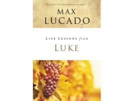 Livro life lessons from luke de max lucado (inglês)