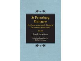 Livro st petersburg dialogues de joseph de maistre (inglês)