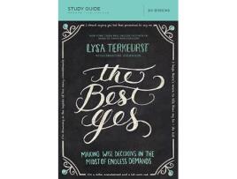 Livro the best yes bible study guide de lysa terkeurst (inglês)