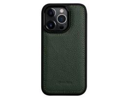 Capa para iPhone 14 Pro MELKCO Pele Sintética Verde