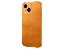 Capa para iPhone 13 KSQ Pele Sintética Laranja