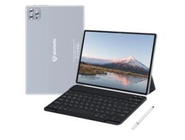 Tablet VANWIN V62 Teclado Bluetooth Capa de Couro Auriculares Caneta Stylus 10.1'' 64Gb 4Gb Ram Wi-Fi-Gps-4G Grey