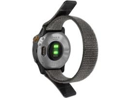 Bracelete para Garmin INF Fenix7/6/5/3/D2 Bravo/Descent MK1 - Cinzento