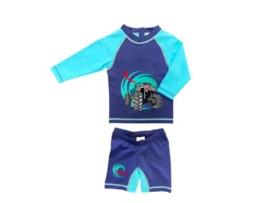 Conjunto Anti-Uv PLOUF para Crianças : Monster Truck Bleu 2 anos