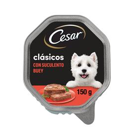 Alimentação Húmida para Cães Sabor Vaca em Paté Terrina 150G CESAR