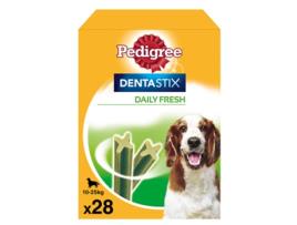 Dentastix Fresh Snack de Higiene Oral & Hálito Fresco para Cães de Porte Médio 28 Uds PEDIGREE