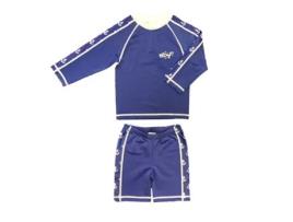 Conjunto Anti-Uv PLOUF para Crianças : Loup Bleu 6 meses