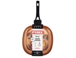 Frigideira Assadora Lisa PYREX Action Quadrado Metal  28 Cm