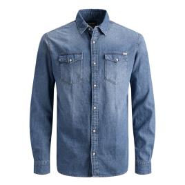 Jack & Jones Camisa em ganga slim, Jjesheridan
