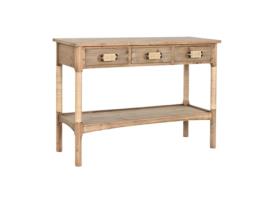 Mobiliário Auxiliar HOME ESPRIT Marrom Claro Corda Abeto 110 X 40 X 79,5 Cm