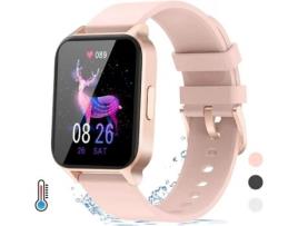 Smartwatch Infantil MACYLCH 1,69 '' Temperatura Corporal com Monitor de Sono e Frequência Cardíaca