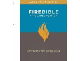 Livro fire bible, king james version, large pr de edited by donald stamps , edited by j wesley adams (inglês)
