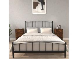 MAISON EXCLUSIVE Mesas de Cabeceira 2 Pcs 40X35X70 cm Cor Carvalho Fumado