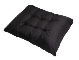 Almofada Palete 120X60Cm Almofada de Assento Euro-Paletes Almofada de Chão para Crianças Almofada de Palete Preta para Exterior SETGARDEN
