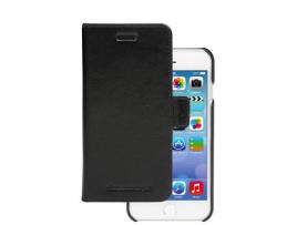 Capa Fólio para iPhone 8 DBRAMANTE1928 Pele Preto