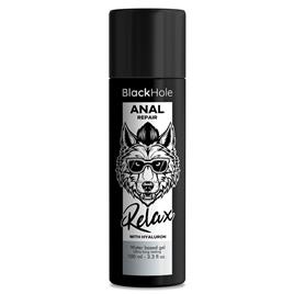 BLACK HOLE? - REPARO ANAL RELAX À BASE DE ÁGUA COM HYALURON 100 ML