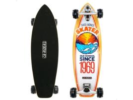 Skate CB RIDERS Madeira com 4 Rodas com Base Antiderrapante