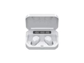 Auriculares Bluetooth True Wireless JLTRUM P10 (In Ear - Microfone - Branco)