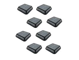 Conjunto de Duas Balizas Solares D12Cm 8X Quadry LUMISKY