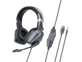 Auscultadores Bluetooth JLTRUM SY-G20 (Over Ear - Microfone - Preto)
