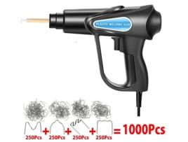 Máquina Solda Plástico 70W Cor Preto Solda Todo O Tipo de Plástico Incluí 1000 Grampos WELDING