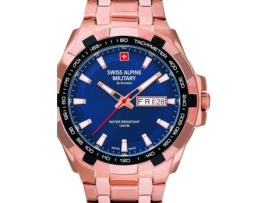 Relógio masculino ouro rosa aço inoxidável 7043.1165 SWISS ALPINE MILITARY